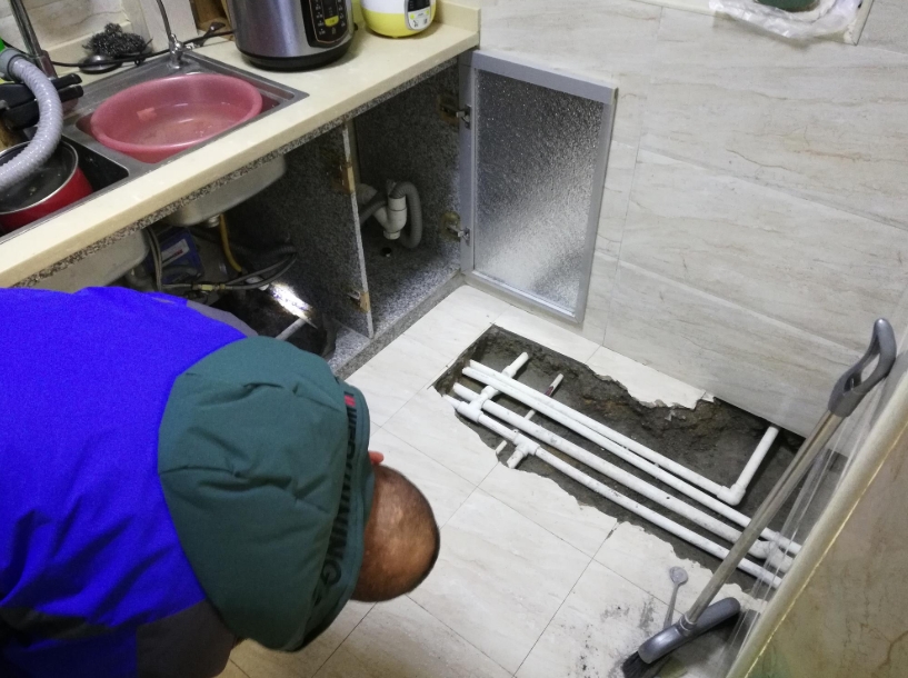 北京某小區(qū)家庭廚房漏水檢測(cè)案例